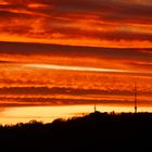 Der Winterhimmel über Zürich