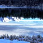 Der Winterspiegel des Hintersee