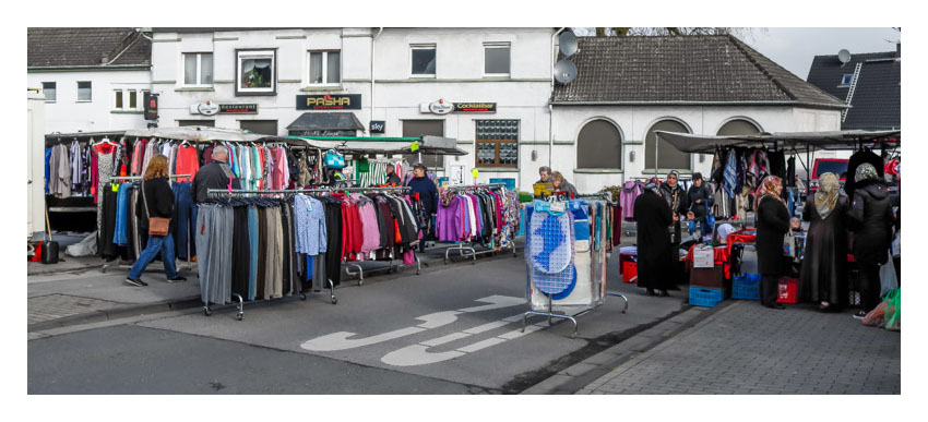 Der Wochenmarkt in Hassel