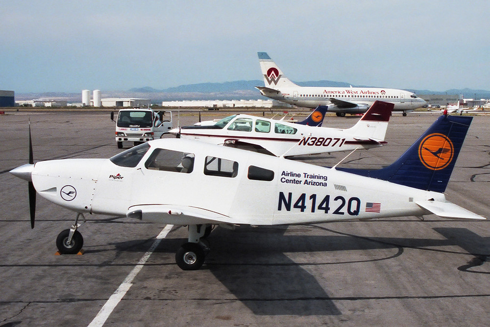 Der wohl kleinste Lufthansa- Flieger