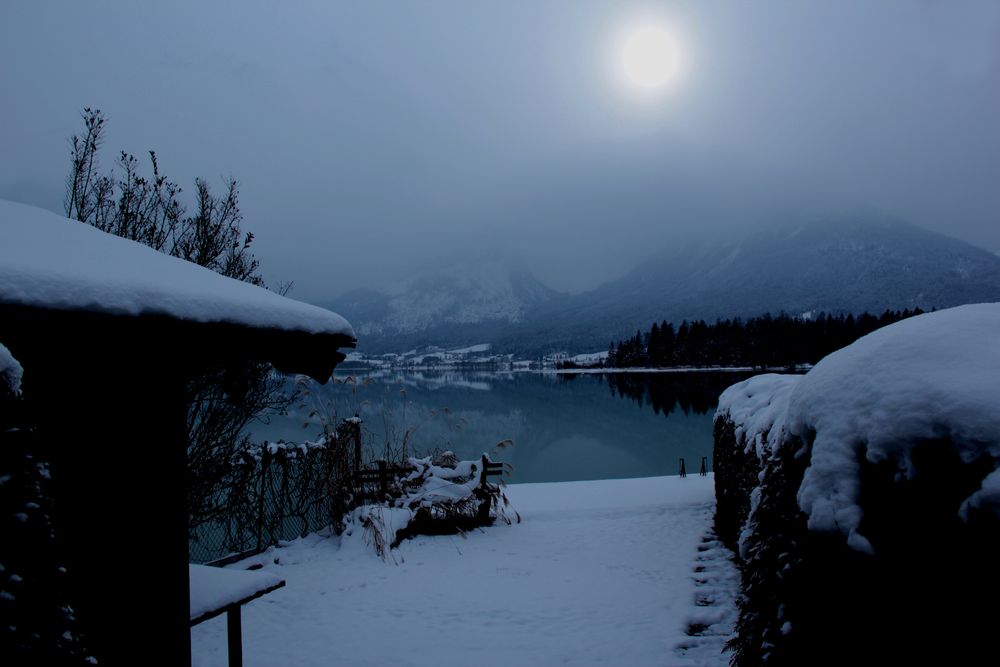 Der Wolfgangsee im Winter