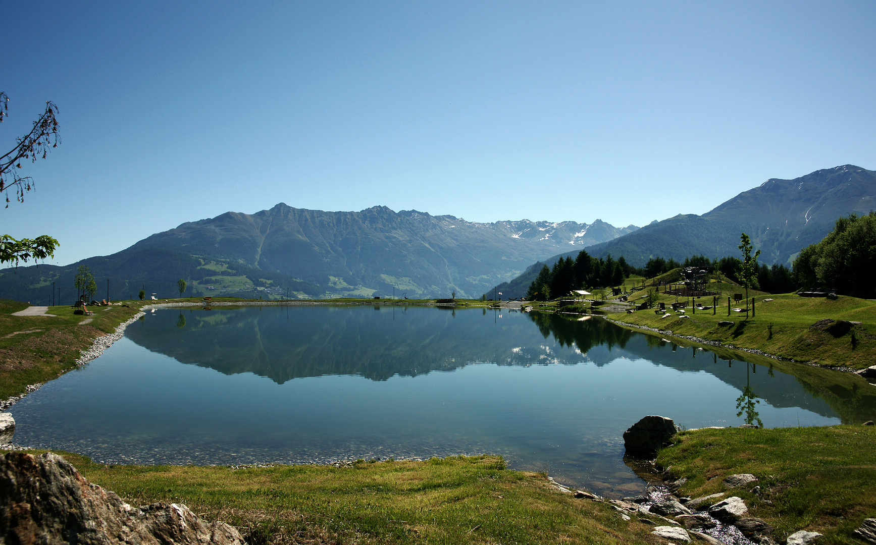 der Wolfsee auf ca 1400m