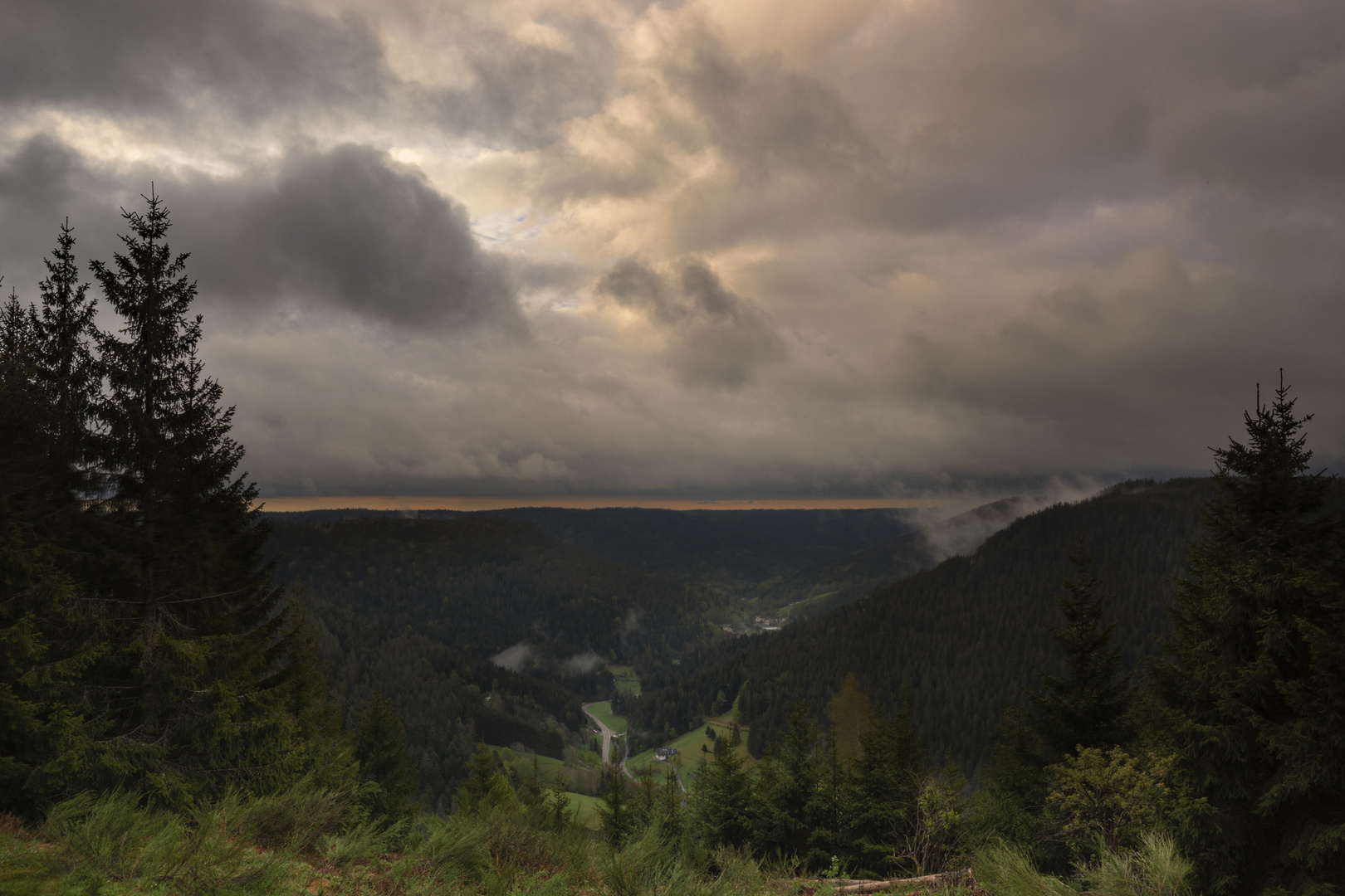 Der Wolftalblick morgen nach dem Regen