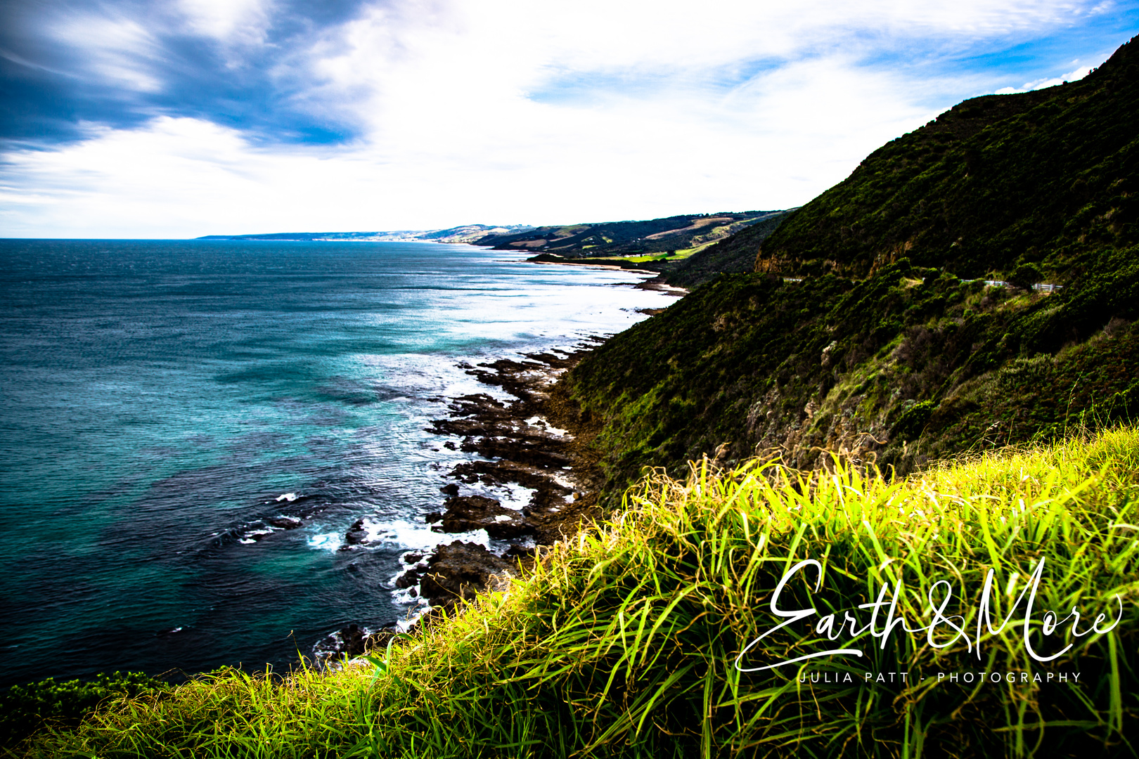 Der wunderschöne Ausblick von der Great Ocean Road