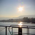 (Der wunderschöne) Zürichsee bei Sonnenuntergang