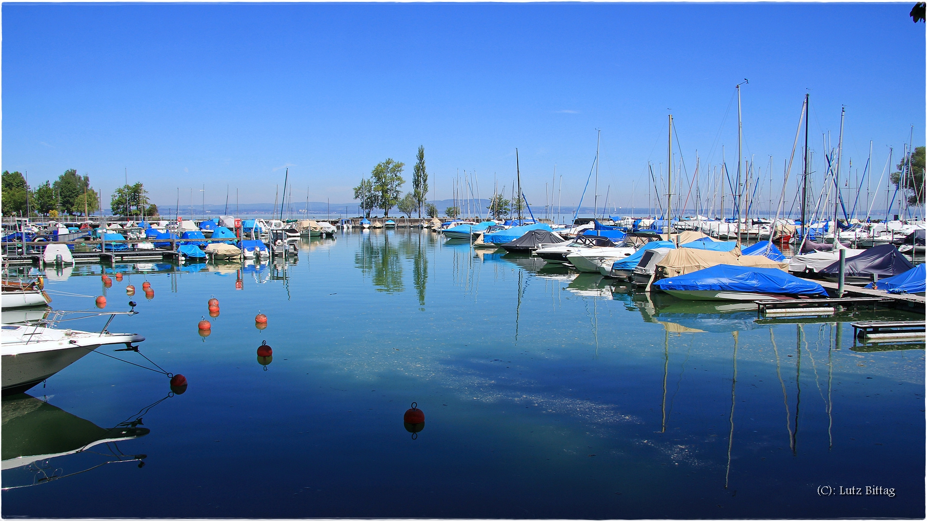 Der Yachthafen von Romanshorn