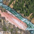 Der Yellowstone River zwängt sich durch