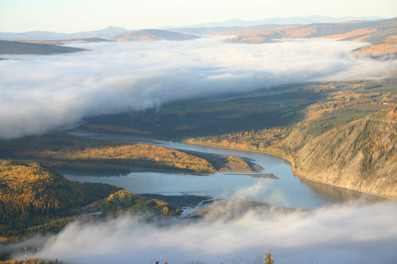 Der Yukon am Morgen