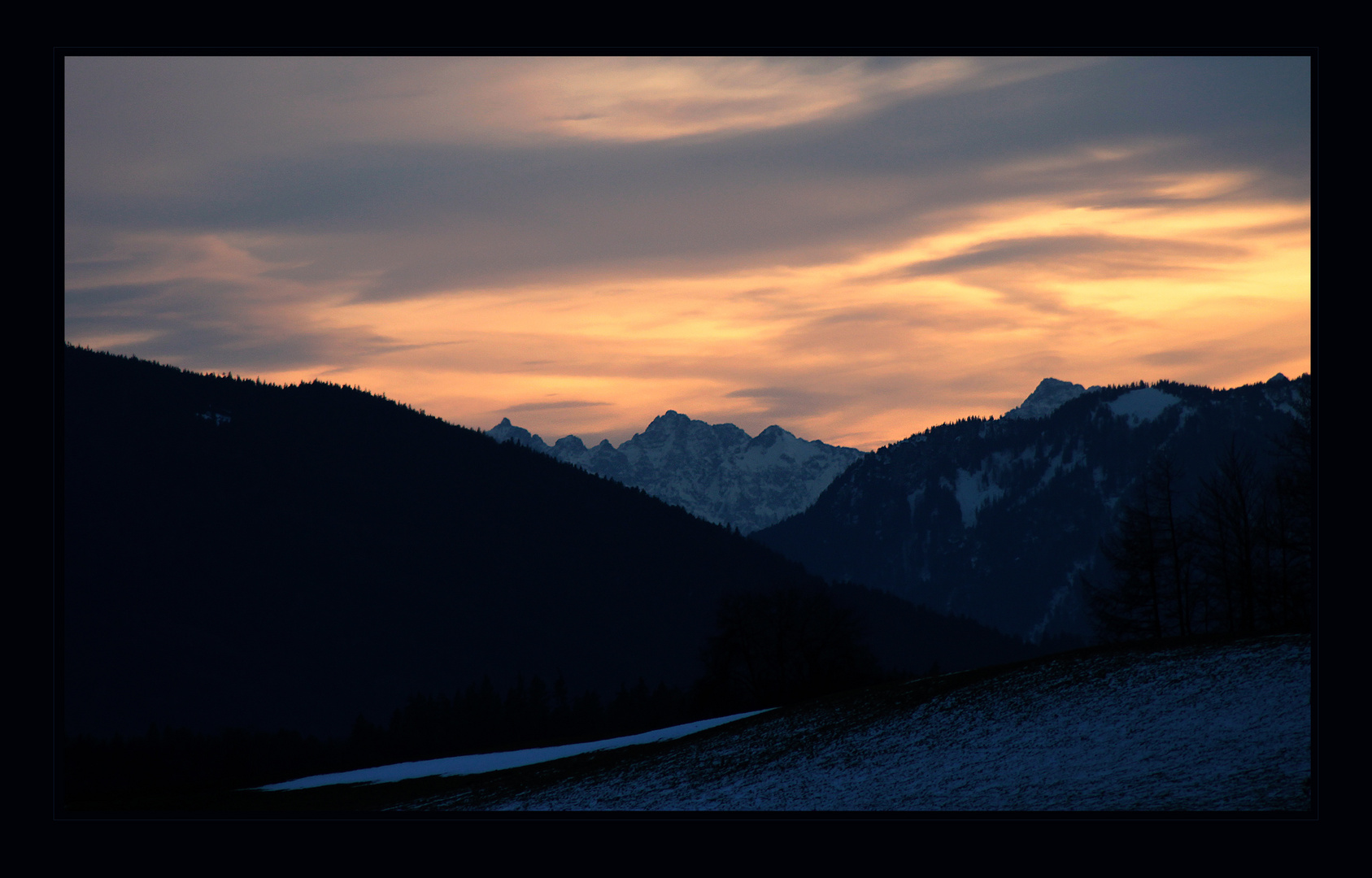 Der Zauber des Abendlichts ...