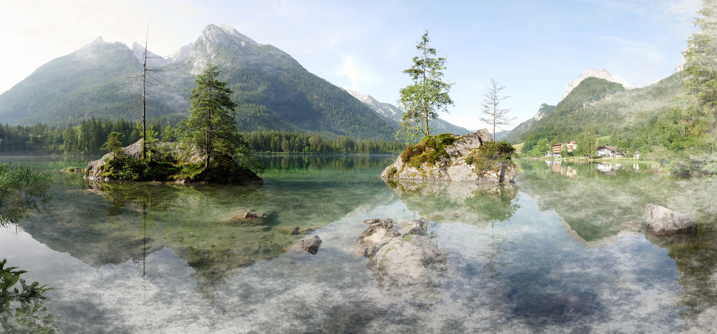 Der zauberhafte Hintersee am Morgen