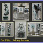 Der Zeitungsbrunnen in Köln