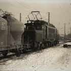 Der Zementzug nach Dresden .