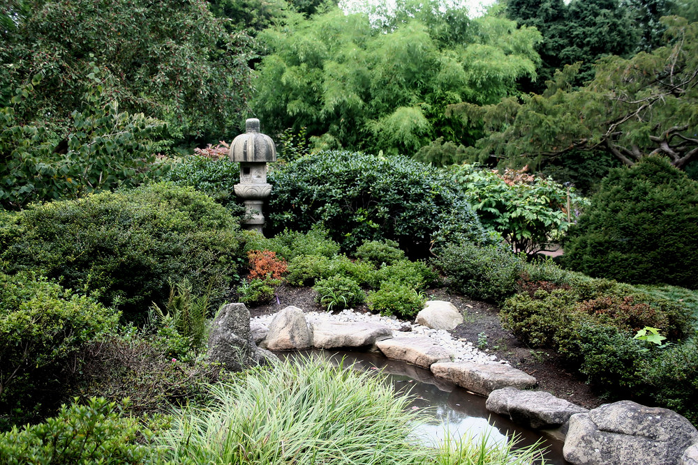 Der Zen Garten im Stadtgarten Karlsruhe Foto &amp; Bild