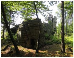 Der Zipfeltannenfelsen (Steinwald)