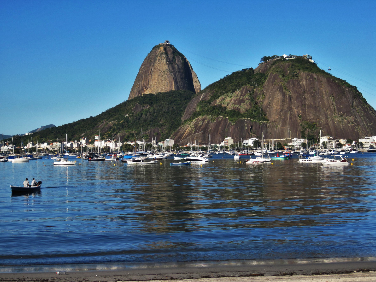 Der Zuckerhut, Rio de Janeiro Foto & Bild urlaub, blau, natur Bilder auf
