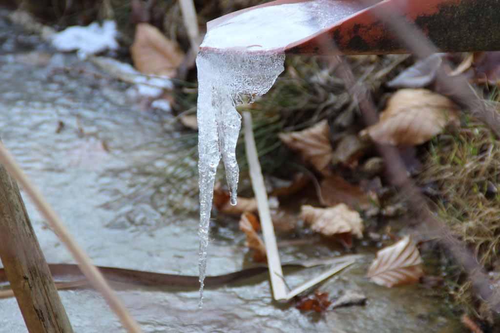  Der Zufluss für den Teich 