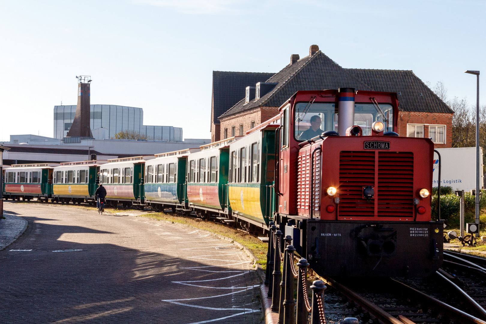 Der Zug mit neuen Gästen