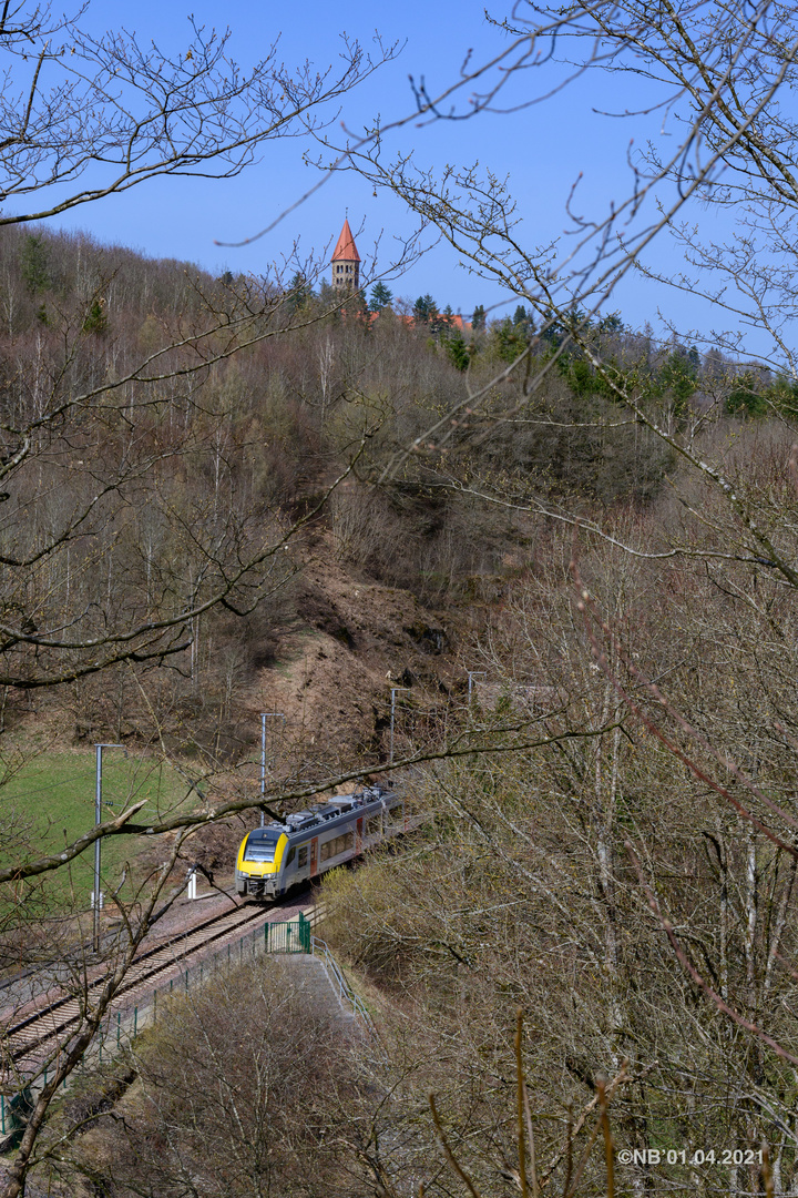 Der Zug und die Abtei