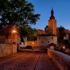 Der Zugang zur BURG QUERFURT im Nordosten...