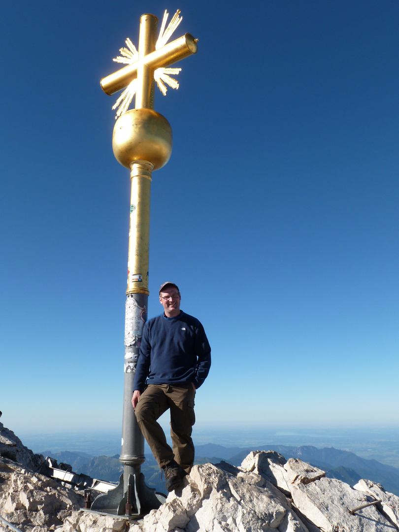 Der Zugspitzgipfel 2962m