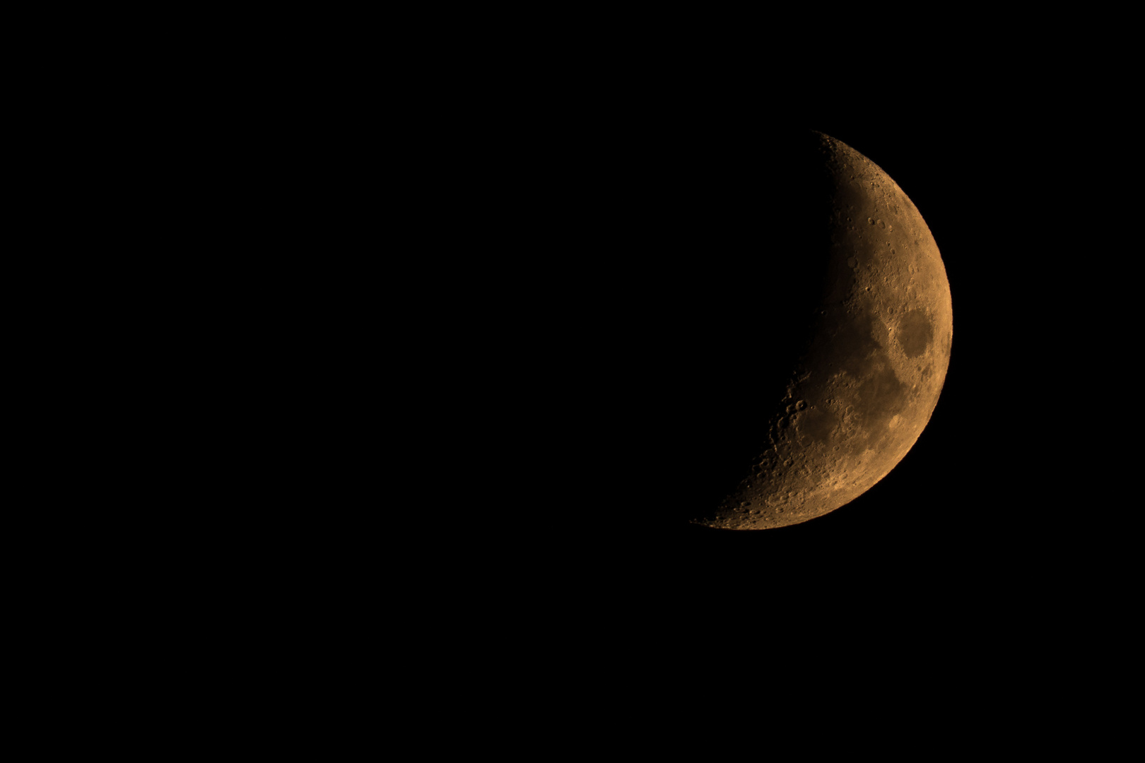  Der zunehmende Mond am 02.12. 2019