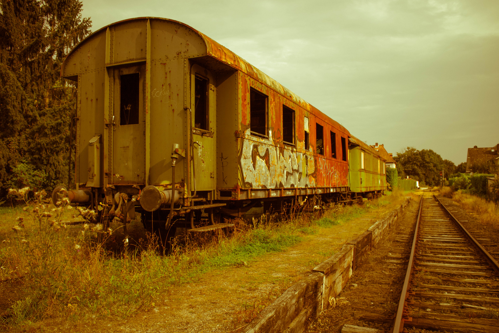 Der zurückgelassene Wagon