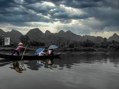 der Zweck eines Regenschirms in Vietnam