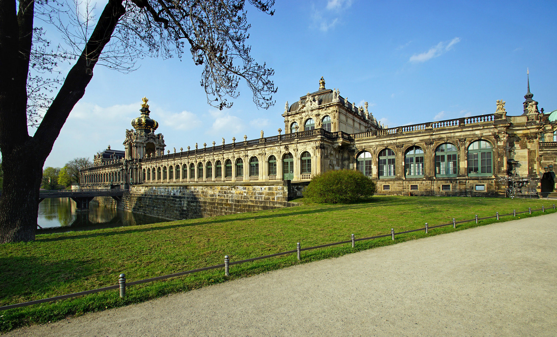 Der Zwinger in Dresden...