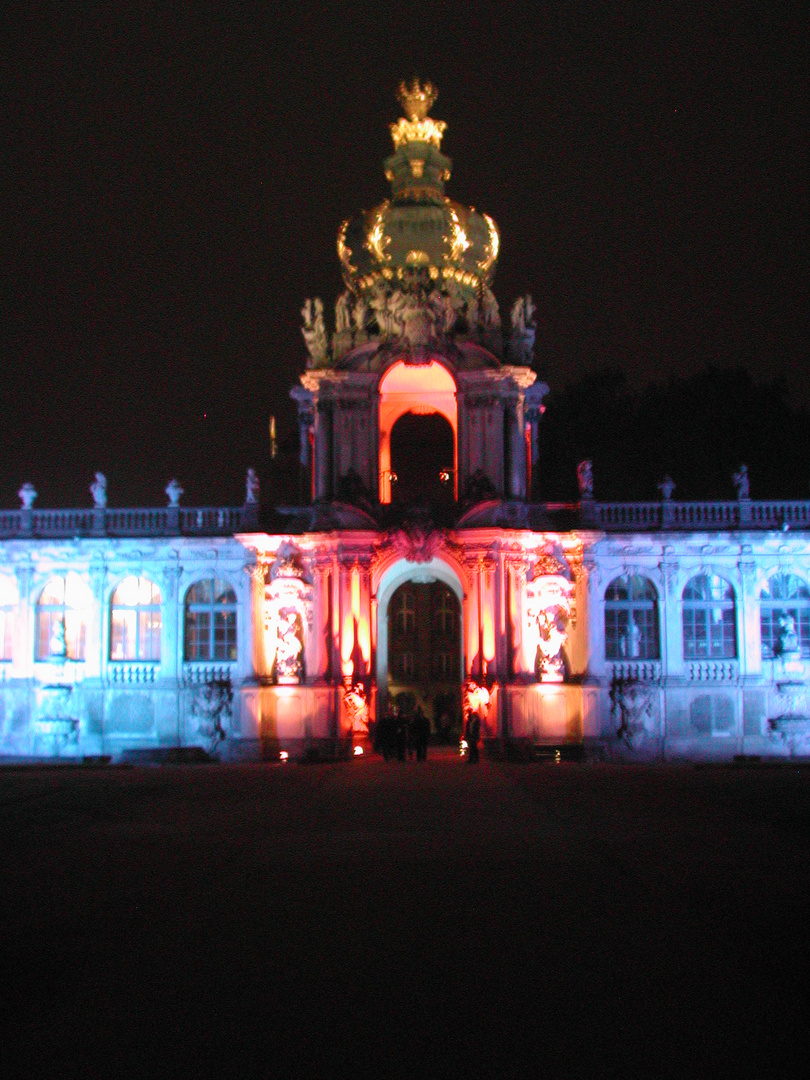 Der Zwinger in Dresden im anderen Licht