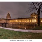 Der Zwinger in Dresden Panorama