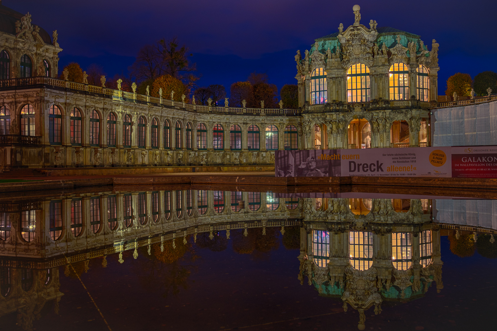 Der Zwinger mit Baustelle