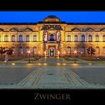 Der Zwinger, vom Theaterplatz gesehen