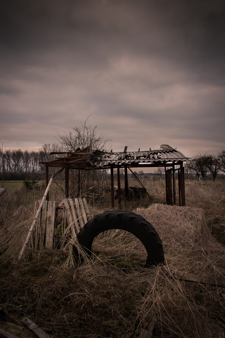 derelict barn