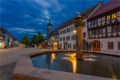 DerMarktbrunnen in Sangerhausen