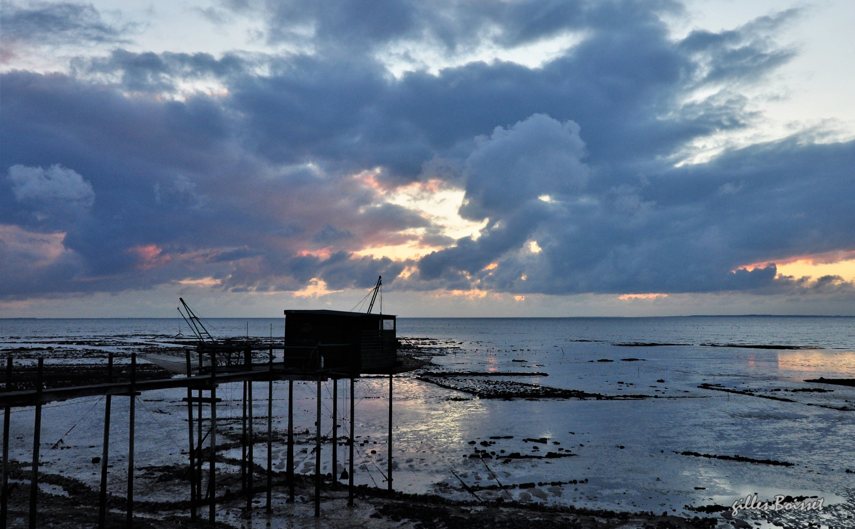 Dernières lueurs à marée basse