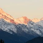 Derniers rayons de soleil sur les Alpes valaisannes ...