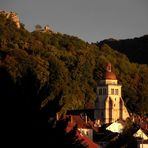 DERNIERS RAYONS DE SOLEIL SUR ST HIPPOLYTE (POLIGNY 39800)