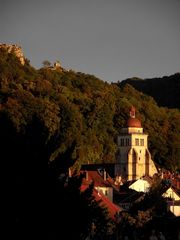 DERNIERS RAYONS DE SOLEIL SUR ST HIPPOLYTE (POLIGNY 39800)