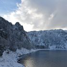 Derniers rayons sur le lac blanc