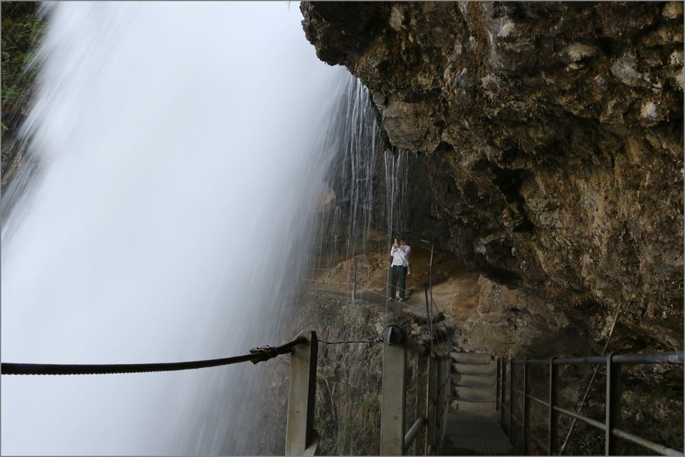 Derrière le Wasserfall… ;-) !