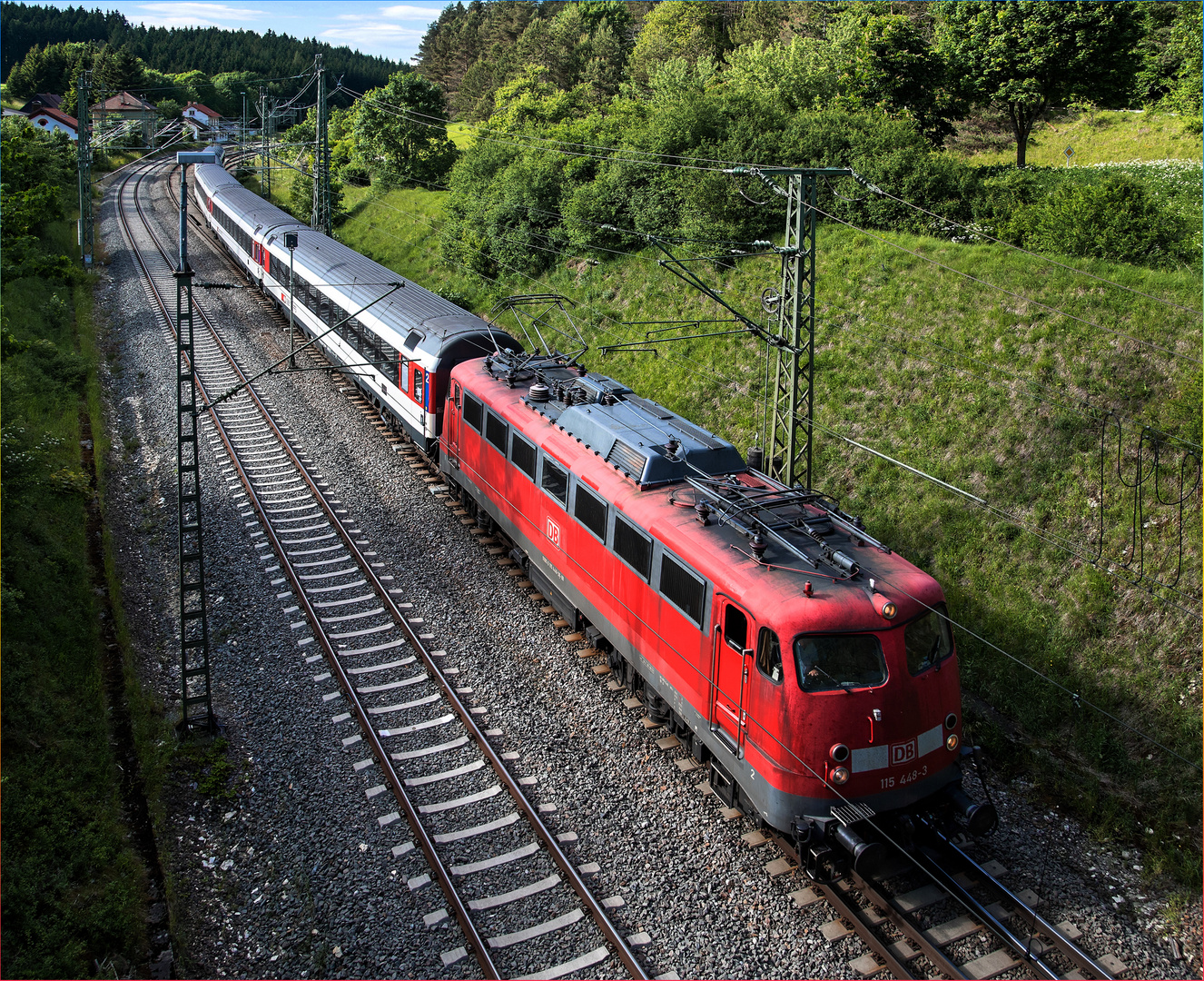 Derselbe Zug, 3 km, 10 Minuten Zeitdifferenz und eine Weichenstörung - II -