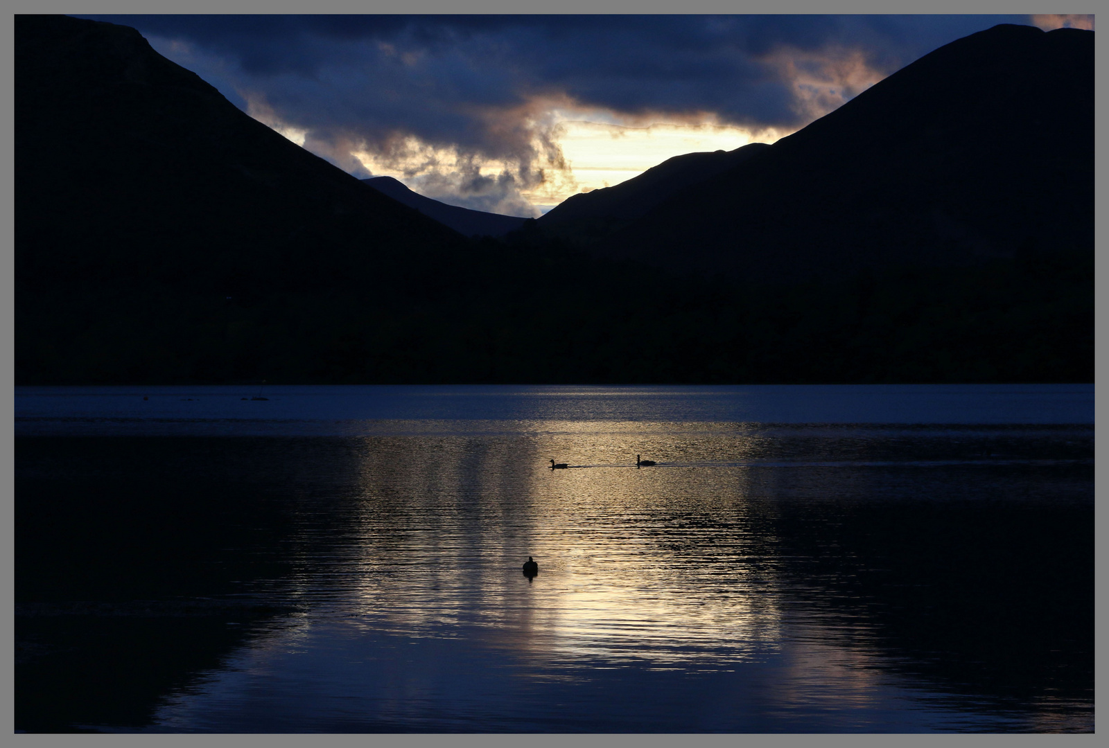 Derwentwater evening , English lake District