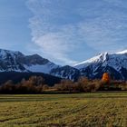 Des couleurs d'automne au blanc hivernal.