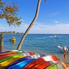 Des couleurs sur la plage de Anse Vata