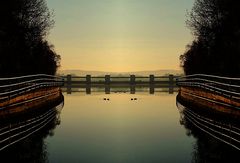 "Des Flusses gespiegelter Lauf", Wasserburg am Inn, 17.04.2011