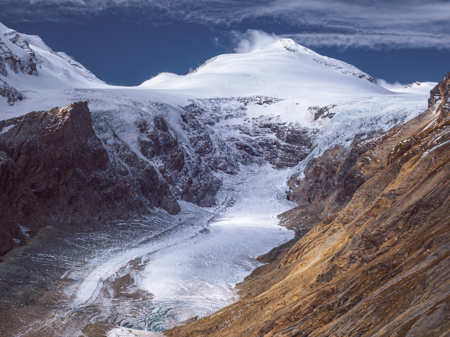 Des Gletscher's Zunge