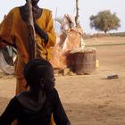 Des jeunes filles à Ngorel près du fleuve Sénégal