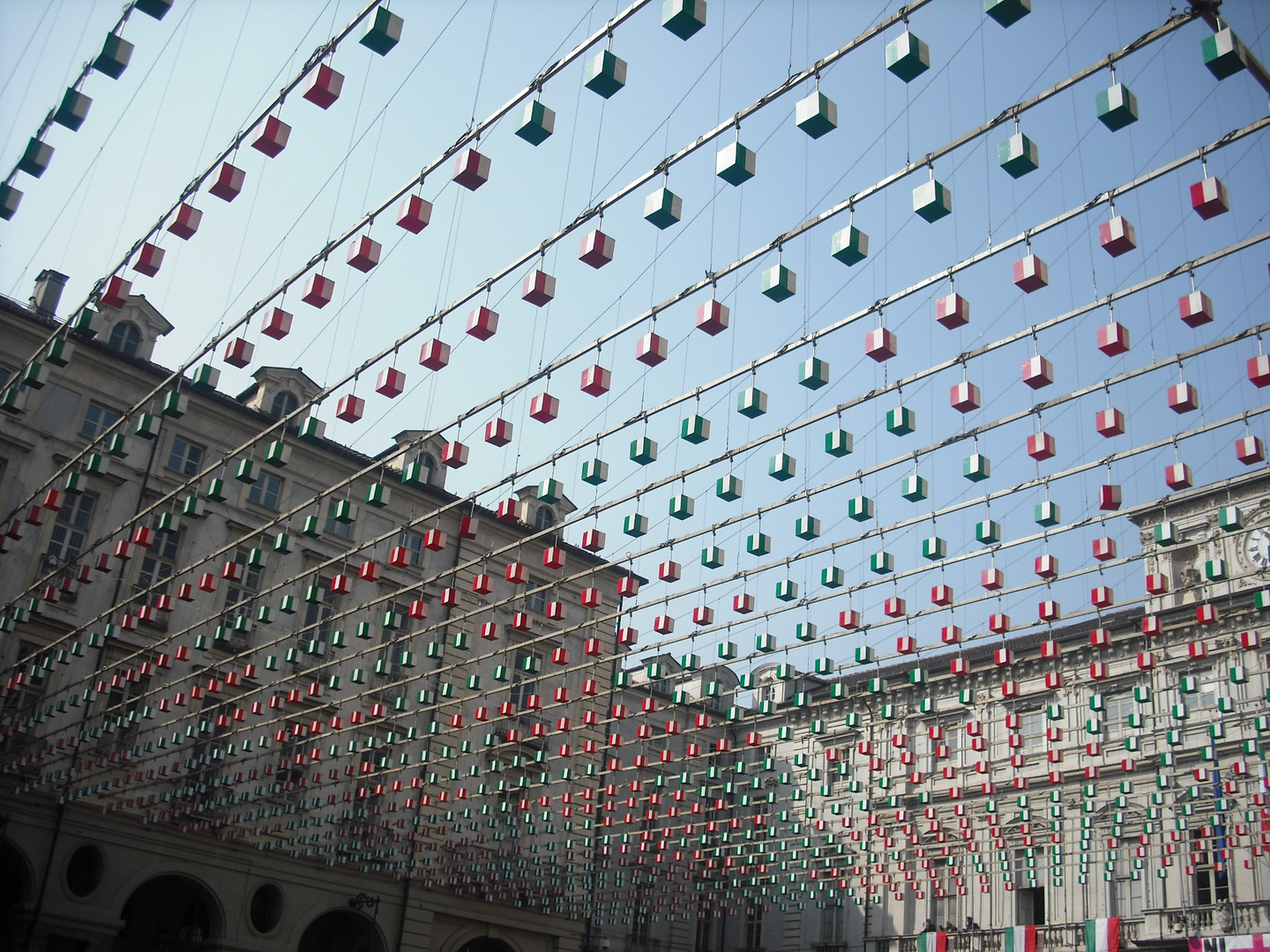 Des lampions aux couleurs de l'Italie