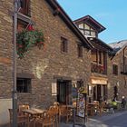 Des maisons de la Plaça Major à Ordino  -  Andorre