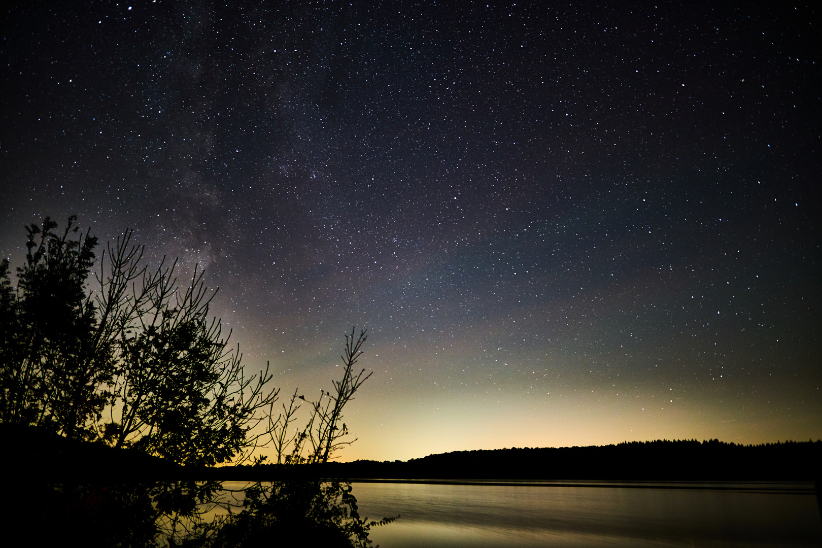 des Nachts am Belauer See